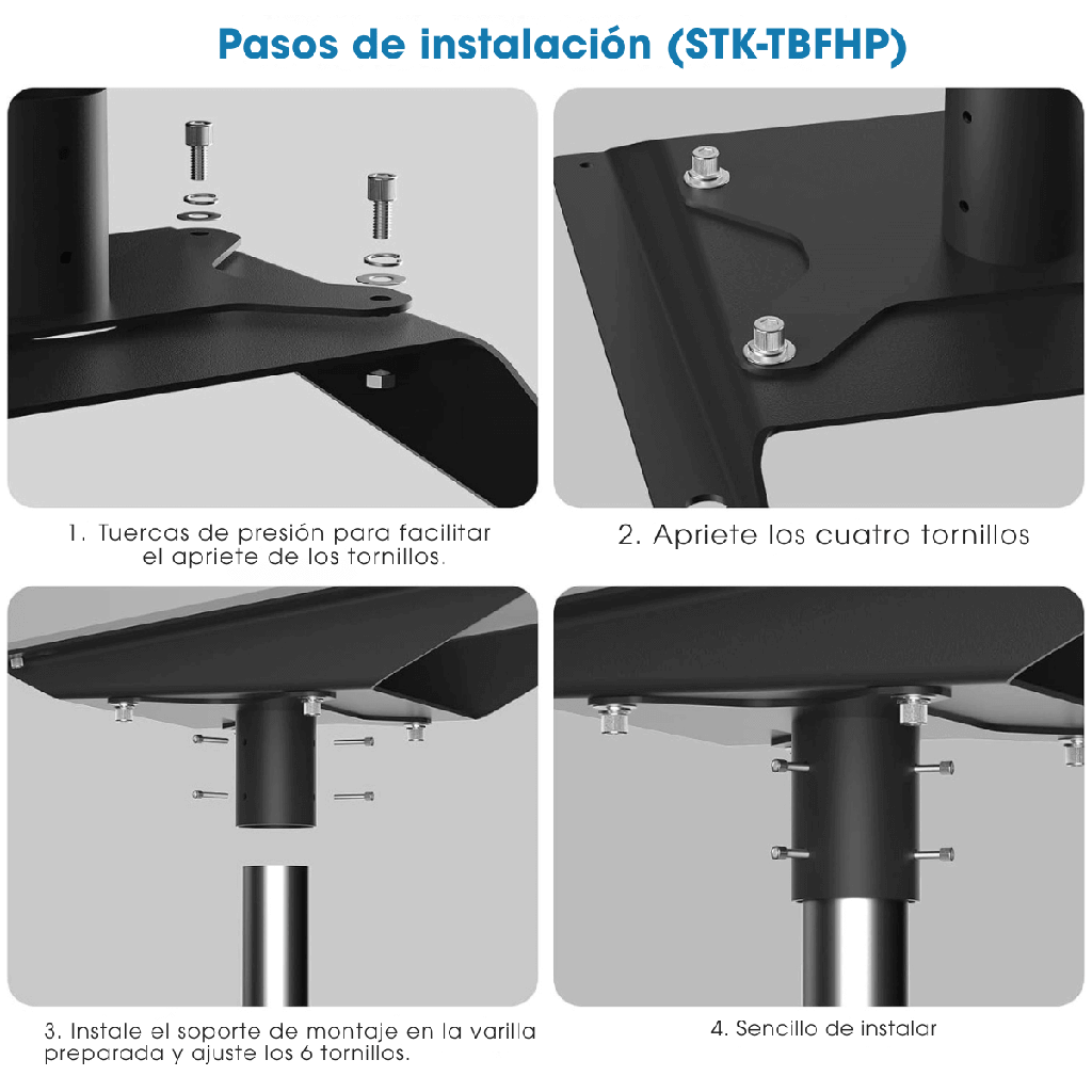 Soporte de Tubo para Antena Starlink Flat High Performance