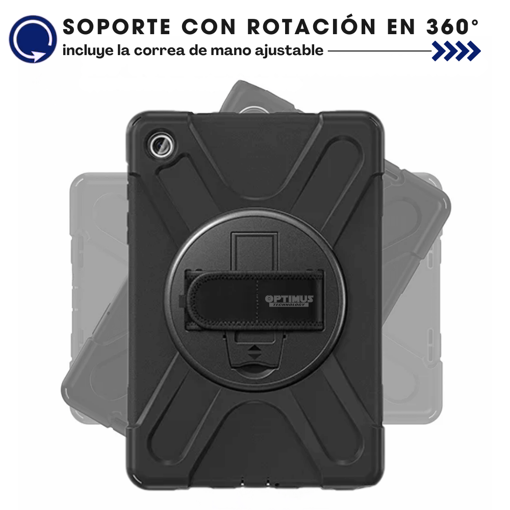 ESTUCHE ANTISCHOCK CORREA ESTILO #5 - SAMSUNG A9 PLUS 11"  PULG (NEGRO)
