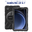 ESTUCHE ANTISCHOCK CORREA ESTILO #5 - SAMSUNG A9 8.7" PULG (NEGRO)