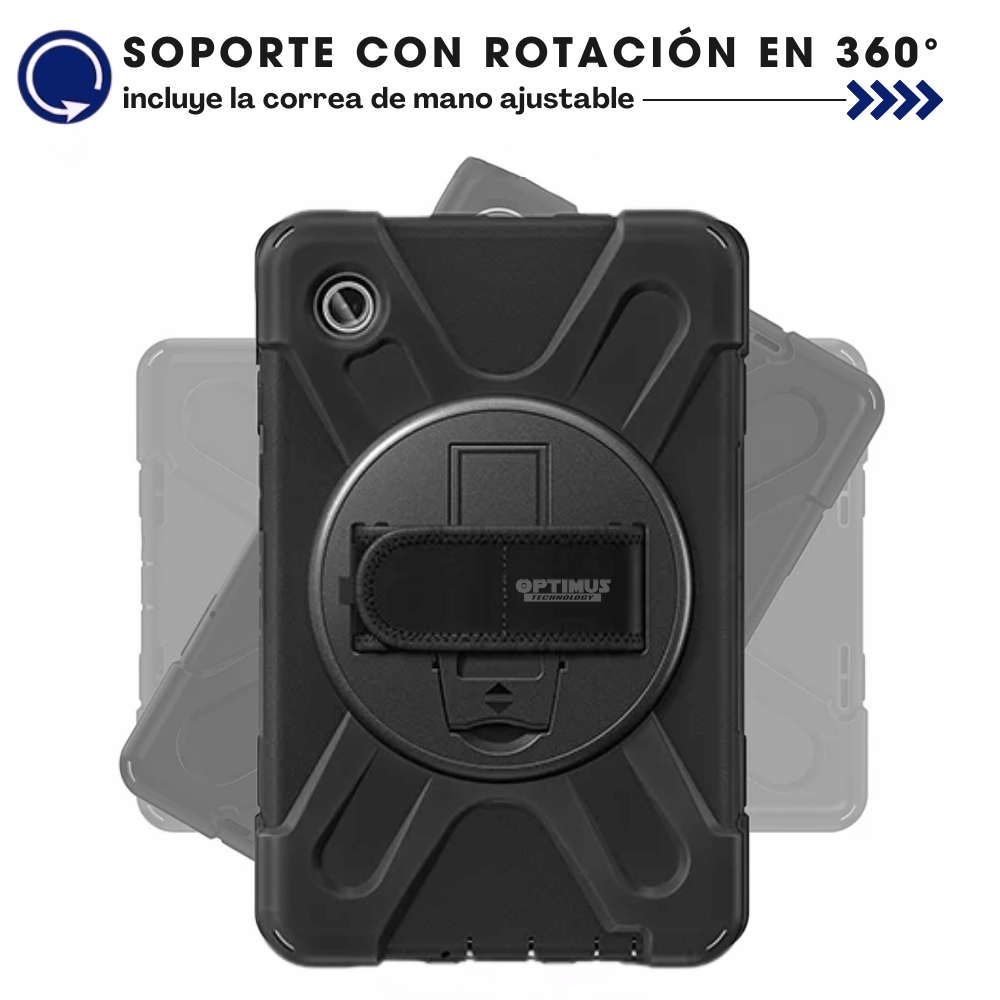 ESTUCHE ANTISCHOCK CORREA ESTILO #5 - SAMSUNG A9 8.7" PULG (NEGRO)