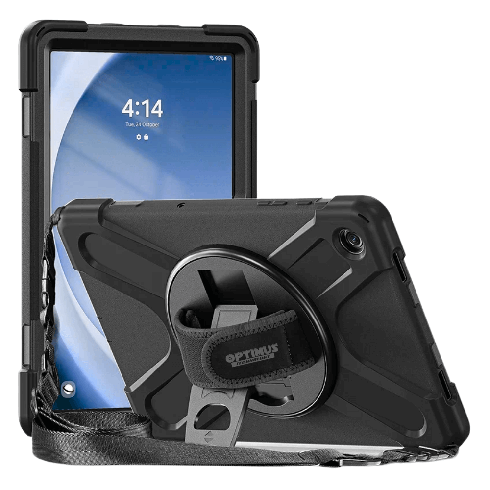 ESTUCHE ANTISCHOCK CORREA ESTILO #5 - SAMSUNG A9 8.7" PULG (NEGRO)