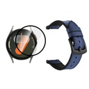 COMBO CORREA DE CUERO CON VIDRIO TEMPLADO NANOGLASS PARA SAMSUNG GALAXY WATCH 7 44MM