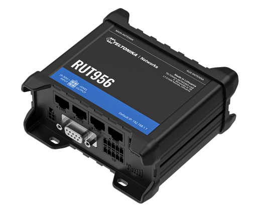 [RUT956] Rourter 4G LTE Dual Simcard Teltonika RUT956 Profesional con 4 Puertos Ethernet (Full Bandas LATAM: B1/B2/B3/B4/B5/B7/B8/B28)