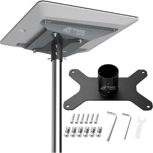 [STK-TBFHP] Kit Adaptador Soporte de Tubo para Starlink Flat High Performance con Accesorios