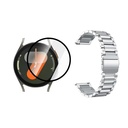 COMBO CORREA DE METAL CON VIDRIO NANOGLASS PARA SAMSUNG GALAXY WATCH 7 44MM